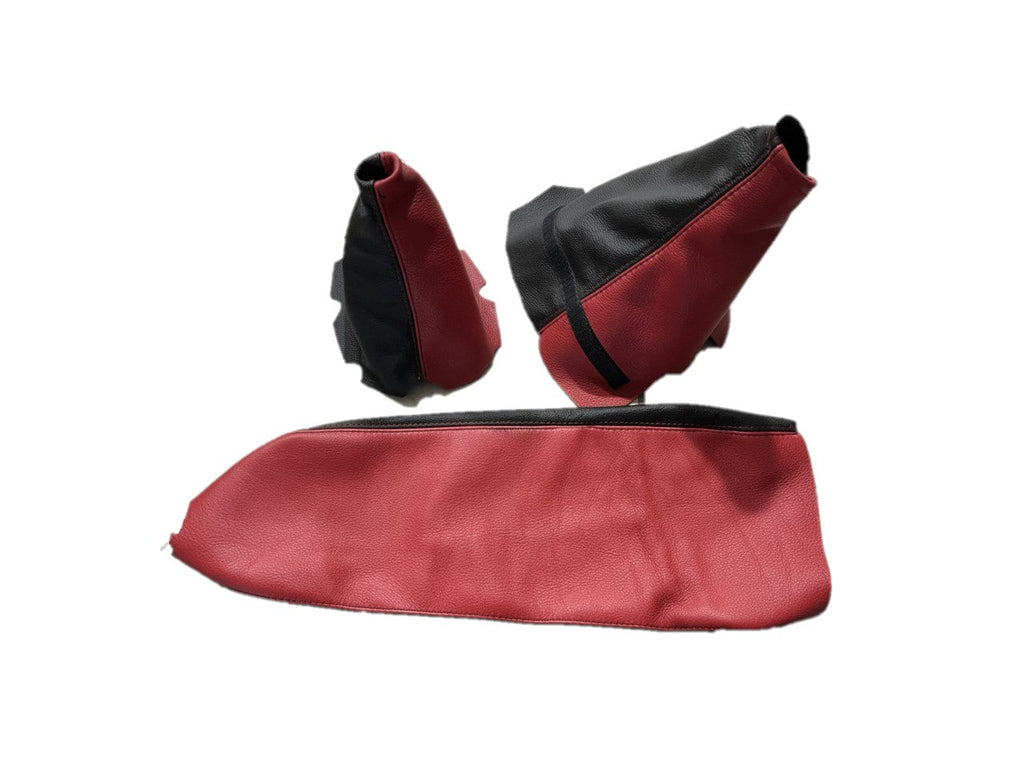 1997 - 2004 Chevy Corvette C5 Console Lid Cover Set Includes Shift and Emergency Brake Boot (Compatible With Manual Transmision)